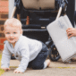 anti roll changing mat for on the go